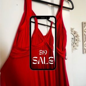 Never worn goddess maxi dress